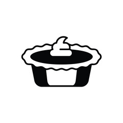 Pumpkin Pie vector icon