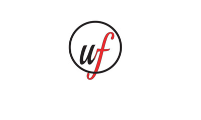 UF, FU, F, U Abstract Letters Logo Monogram