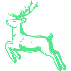 Christmas, New Year Vector Icon element, Isolated white background