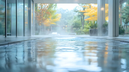 Obraz premium Indoor Pool with Natural Light and Steam