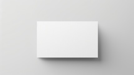 Business card mock up isolated on white background