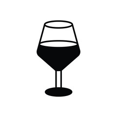 Wine Glass vector icon