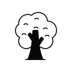 Autumn Tree vector icon