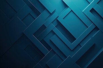Abstract geometric shapes layered in blue tones, dark background for design projects.