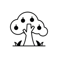 Orchard vector icon