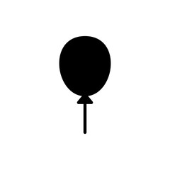 Balloon icon vector. Party balloon sign and symbol