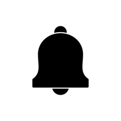 Bell icon vector. Notification sign and symbol for web site design