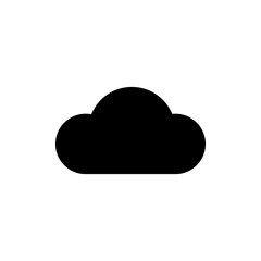 Cloud icon vector. cloud sign and symbol