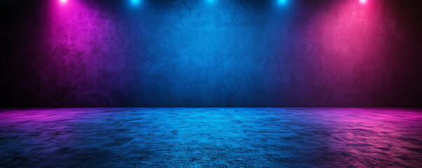 Obraz premium Colorful stage lights creating vibrant atmosphere