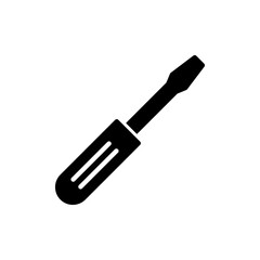 Screwdriver icon vector.tools sign and symbol
