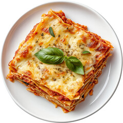 Lasagna Food illustration - Pasta dish isolated Design
