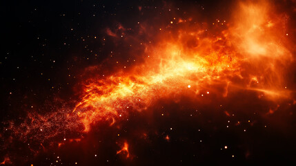 Fototapeta premium Radiant Cosmic Burst in Space