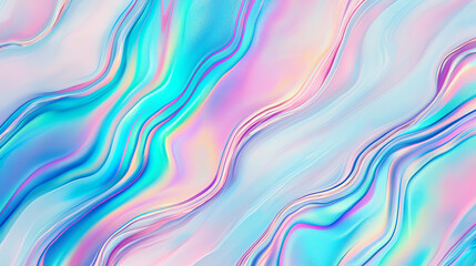 Obraz premium Colorful abstract wave pattern on a smooth surface, seamless design.