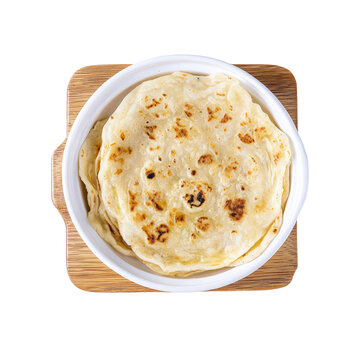 Delicious Flatbread in a Bowl