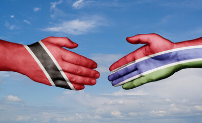 Gambia and Trinidad and Tobago country handshaking