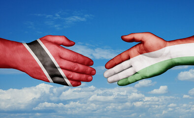 Hungary and Trinidad and Tobago country handshaking