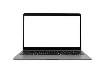 a laptop with screen cut out mock up