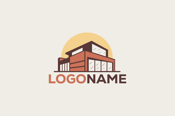 Logo design of building.