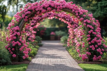 Rose Archway Pathway