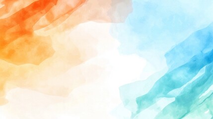 Fototapeta premium Abstract watercolor background with cloud painting style