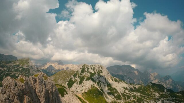 Slovenian mountains triglav timelapse