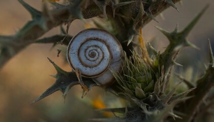 snail on a leaf