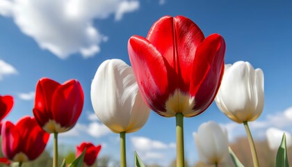 A field of blooming flowers, symbolizing the promise of growth and renewal