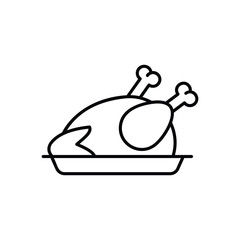 Turkey vector icon