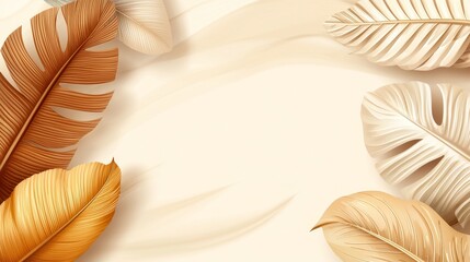 This image is abstract art background image with botanical flowers and leaves, organic shapes. This image is ideal for texts, wedding cards, frames, and covers. CAD technology.