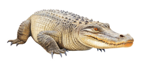 Fototapeta premium PNG Crocodile animal reptile lizard.