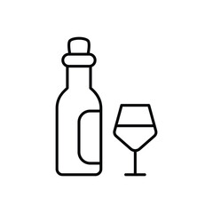 Wine  vector icon