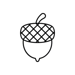 Acorn vector icon