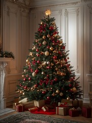 Christmas and New year background