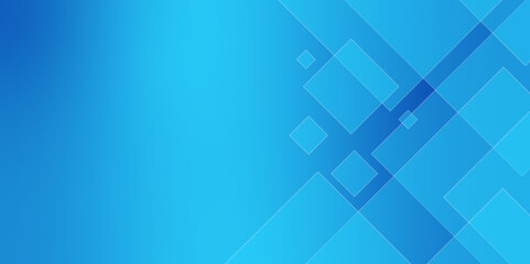 Blue modern and simple abstract banner art vector with shapes. Abstract blue light and shade creative background. Minimal Texture, cover design, flyer template, banner, web page. Vector illustration. 