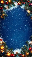 Christmas and New year background