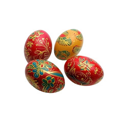 Easter Eggs with Floral Designs