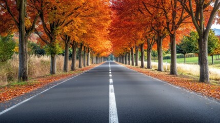 Obraz premium Autumn Road