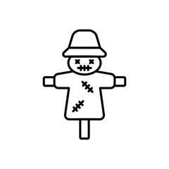Scarecrow vector icon