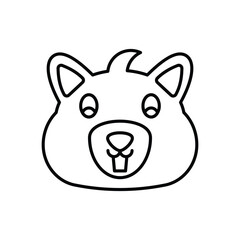 Squirrel vector icon