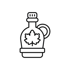 Maple Syrup vector icon
