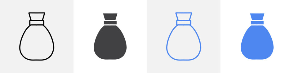 bag icon vector set use for web