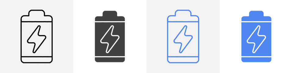 battery icon vector set use for web