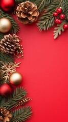 Obraz premium Christmas and New year background