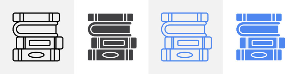 books icon vector set use for web