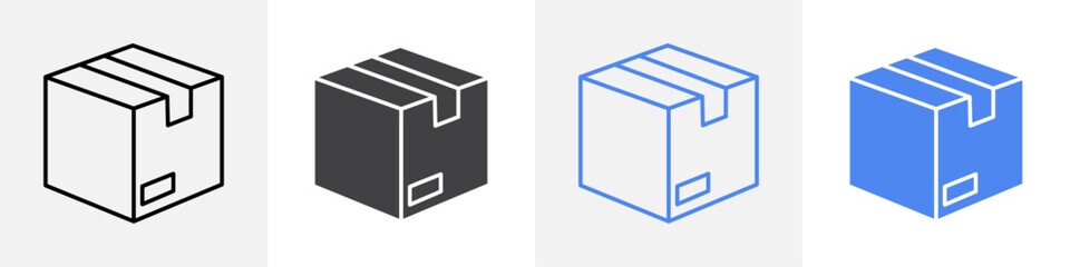 box icon vector set use for web