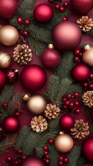 Christmas and New year background