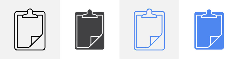 clipboard icon vector set use for web