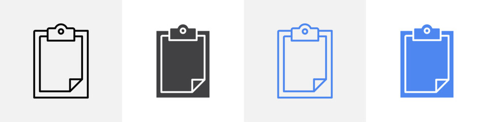 clipboard icon vector set use for web