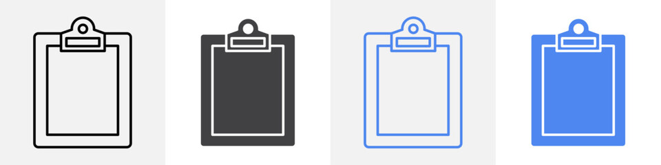 clipboard icon vector set use for web