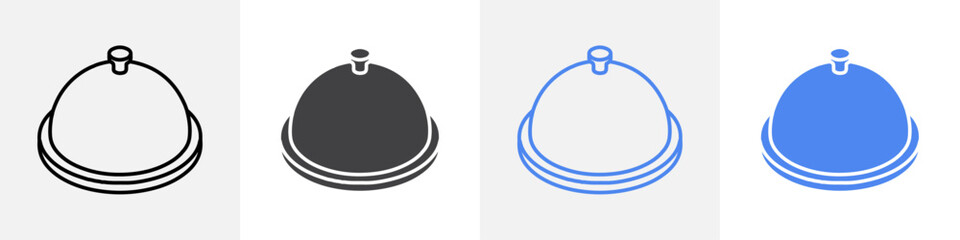 cloche icon vector set use for web